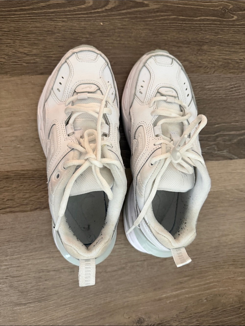Nike White Chunky Dad Sneakers - Picture 2 of 7